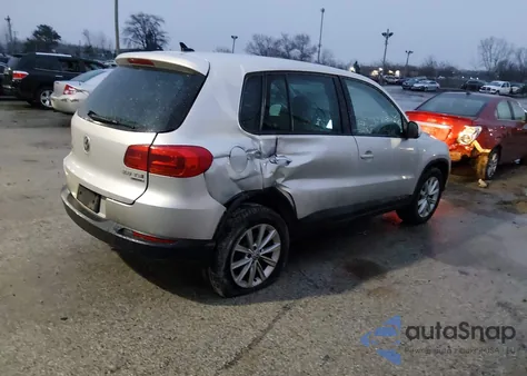 2014 Volkswagen Tiguan Se из США, поврежденный, VIN WVGBV3AX5EW618003